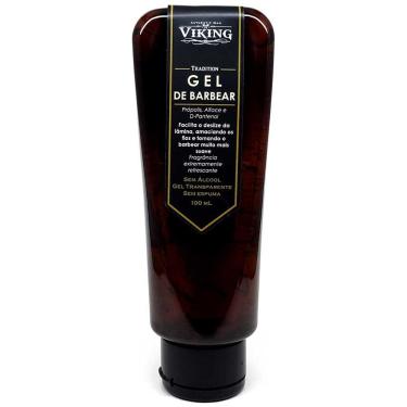 Imagem de Gel de Barbear Tradition Transparente Sem Espuma 100mL Viking