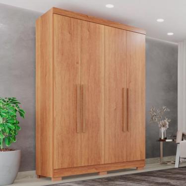 Imagem de Guarda-roupa Casal 4 Portas 2 Gavetas França