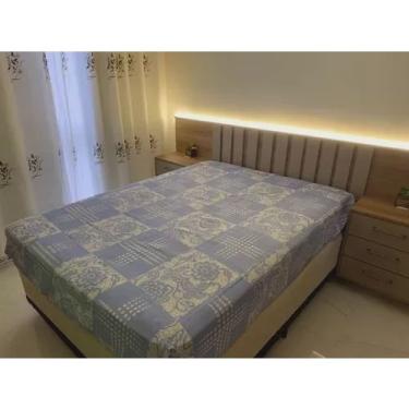 Imagem de Capa De Colchão Queen Gorgurão Casal com ziper