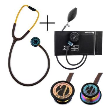Imagem de Conjunto Esfigmomanômetro + Estetoscópio Eternity Luxo Bic - Bic - Bes