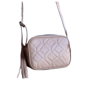 Imagem de Bolsa Feminina Alça transversal e lateral de ombro com regulagem (Nude)