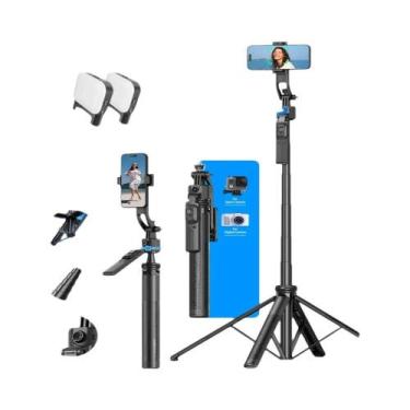 Imagem de 360 graus Estabilizador De Gimbal Giratório Para Selfie Stick Com Cont