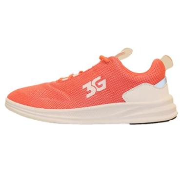 Imagem de 3G Tênis de boliche feminino Kicks II - Coral 9,5
