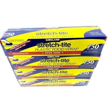Imagem de Embalagem plástica para alimentos Kirkland Signature Stretch Tite 750 
