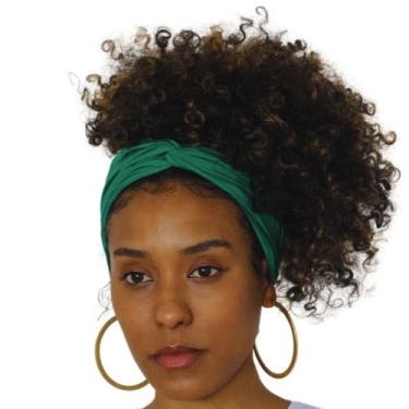 Imagem de Faixa De Cabelo Turbante Aramado Viscose Liso Tamanho Único Pratico de
