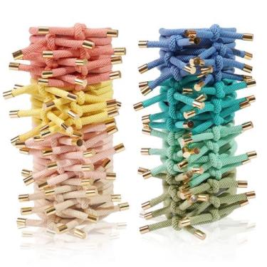 Imagem de Laços de cabelo DealEachDay Elastics Knotted 56 unidades para mulheres