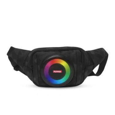 Imagem de Pochete Bluetooth Com Caixa De Som Led Portátil Recarregável (Preto Camuflado)