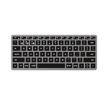 Imagem de Satechi Teclado Bluetooth Slim Retroiluminado X1 - Teclas iluminadas e emparelhamento multidispositivo - Para M2/ M1 MacBook Pro/Air, M2/ M1 iPad Pro/Air, M2 Mac Mini, iMac M1 (Cinza Espacial)