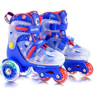 Imagem de Patins SULIFEEL ajustáveis para meninas, meninos e crianças