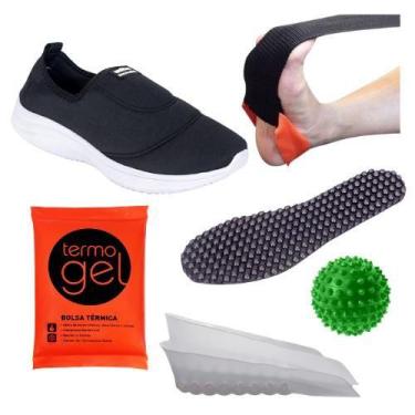 Imagem de Kit Completo Uniflex De Tratamento Para Esporão Com Tênis, 39, Preto, 