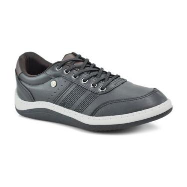 Imagem de Sapatênis GDV Masculino Preto Conforto e Design Casual, Preto, 40