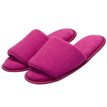 Imagem de Pantufa Slipper Rosa MEU CÉU – Plush Super Macio + Sola Antiderrapante – Chinelo de Quarto Confortável para Casa - Lavável na Máquina (Rosa, Normal, BR, Adulto, Faixa Numérico, M, 45, 46)
