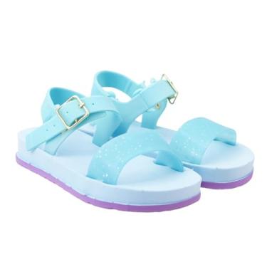 Imagem de Papete Infantil Menina Estilosa Com Brilho Ideal para Brincadeiras e Lazer (AZUL, BR, Criança de 4 a 8 anos, Numérico, 28)