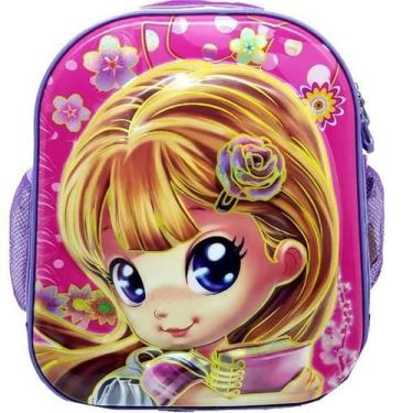 Imagem de Mochila Escolar Menina Infantil M 3D 13011 - Ello