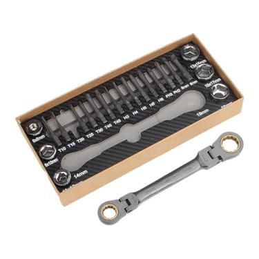 Imagem de Conjunto De Chaves Catraca - Ferramenta Portátil Multifuncional Para Reparos | Jogo de Chaves de Fenda com Catraca - para Carro Mota Bicicleta Computador Eletrodomésticos Móveis Casa Reparação