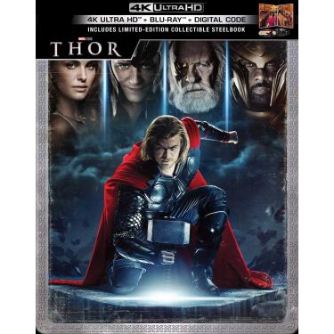 Imagem de Thor 4K Limited Edition Steelbook (4K Ultra/Blu-Ray/Digital) [Blu-ray]