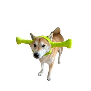 Imagem de ComfyCamper Orelhas verdes para cães alienígenas – PPP P, médio, GG, GG, cosplay, Halloween, fantasia, Natal, M