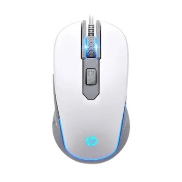 Imagem de Mouse Gamer USB M200, 2400 DPI, LED, Branco