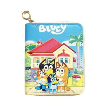 Imagem de Carteira Anime Bluey Bingo, Bolsa De Moedas De Desenho Animado, Bolsa 