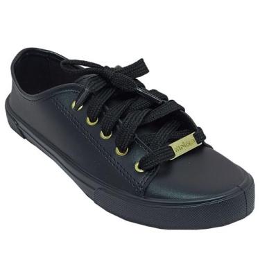 Imagem de Tênis Moleca Feminino Casual Básico Napa Sardenha, Preto, 35