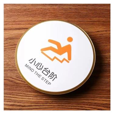 Imagem de Hastes ocas de poliuretano placa de porta de banheiro masculina e feminina de acrílico com lembrete quente (27,15 cm x 15 cm)