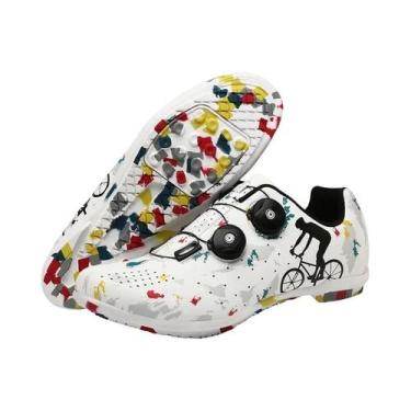 Imagem de Sapatos De Ciclismo Profissionais Para Homens E Mulheres, Sapatos De C