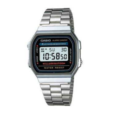 Imagem de Relógio Casio Digital Vintage A168WA-1WDF-Unissex