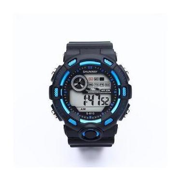 Imagem de Relógio de Pulso Esportivo SHUNWAY S-810 com Visor Digital - Tudo em C