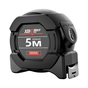 Imagem de Fita Métrica De Aço Fluorescente Preta Com Trava Automática 5M Alta Pr