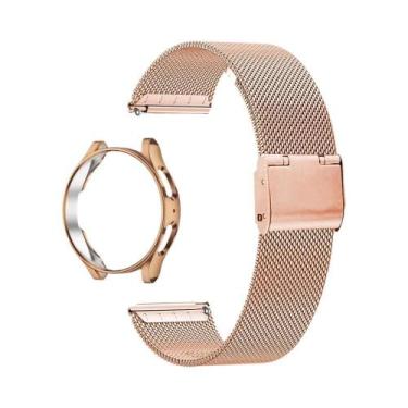 Imagem de Pulseira De Aço Inoxidável De 40mm 44mm 45mm Para Samsung Galaxy Watch