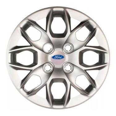Imagem de Calota Aro 14 Novo Ka Sedan 2015 2016 2017 Com Emblema Ford - GFM