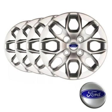 Imagem de Jogo calota aro 14 Ford Ká Fiesta Focus Escort Zetec Courier - GFM