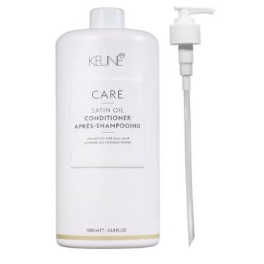 Imagem de Keune Care Satin Oil - Condicionador 1000ml + Válvula Pump