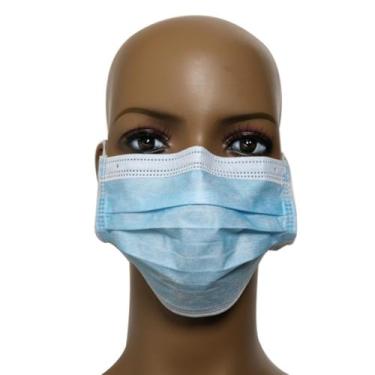 Imagem de Máscara Descartável Tripla Camada Com Clip Nasal - Unitário - Block3r