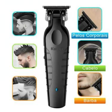 Imagem de Kemei KM-2299 Aparador Profissional Barba Cabelo Máquina Acabamento Se
