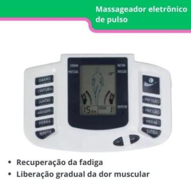 Imagem de Aparelho Massageador Eletrônico Profissional  Terapia Completa LCD - A