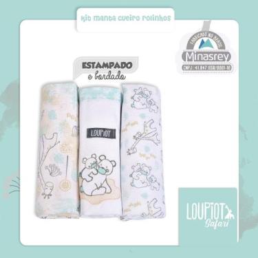 Imagem de Cueiro Loupiót Temas REF5220 Bege - 3 Unidades - MINASREY