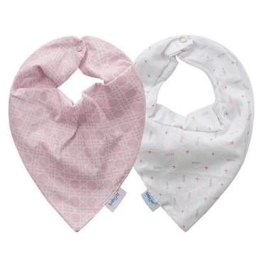 Imagem de Babador Bandana Baby Joy Clássicos Rosa - 2 Unidades - INCOMFRAL