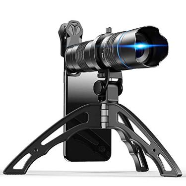 Imagem de 20X-40X Super Telephoto Zoom Telescópio monocular com clipe de tripé Acessórios para celular para eventos esportivos Concertos Observação de pássaros, acampamento, pesca, viagens