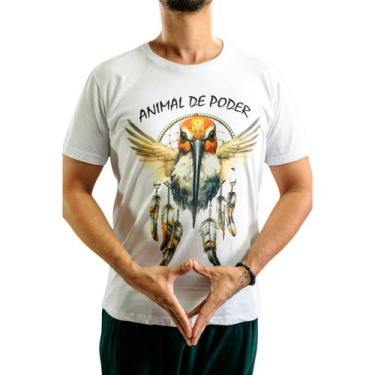 Imagem de Camiseta Animal De Poder  Beija Flor Moda Xamânica Totem Natureza - Pô