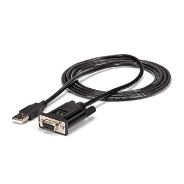 Imagem de StarTech. Com Adaptador USB para Serial RS232 - Cabo Adaptador DB9 Serial DCE com FTDI - Modem Nulo - USB 1.1/2.0 - Alimentado por barramento (ICUSB232FTN)