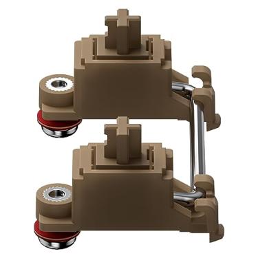 Imagem de GATERON Estabilizador de parafuso para interruptor de satélite de teclado mecânico 60% 7U 6.25U 2U (Cáqui)