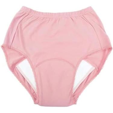 Imagem de Cuecas para incontinência, roupa íntima à prova de vazamentos para mulheres, calças menstruais laváveis ​​para mulheres, cintura alta, roupa íntima pós-parto, calcinhas menstruais à prova de