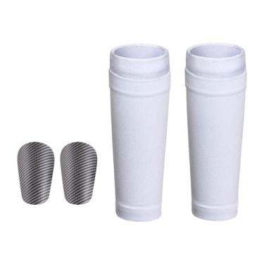 Imagem de Tachiuwa Caneleiras em miniatura de 2 peças, mini caneleiras de futebol com meias, equipamento de futebol para crianças adultas, S