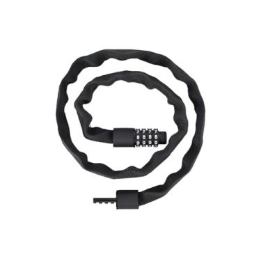 Imagem de Cadeado de corrente para bicicleta, combinação de 5 dígitos, antifurto, resistente, cadeado de corrente de bicicleta de alta segurança sem chave para Ebike, bicicleta, scooter, motocicleta, porta,
