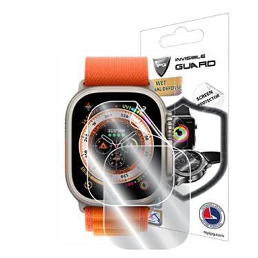 Imagem de IPG Para Watch Ultra 2 [49 mm] Protetor de tela de hidrogel (2 unidades) Película transparente ultra HD invisível antiarranhões - suave/autorreparação/sem bolhas para Ultra2 [49 mm]