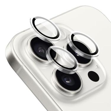 Imagem de Gshield Película para Câmera Protetor de Lente Survivor com Molde Aplicador, Máxima Fixação, Resistente a Arranhões e Impactos (Transparente, iPhone 16 Pro / 16 Pro Max)