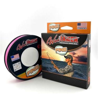 Imagem de Fins Spectra Linha de pesca Windtamer de 500 metros, rosa, 13,6 kg