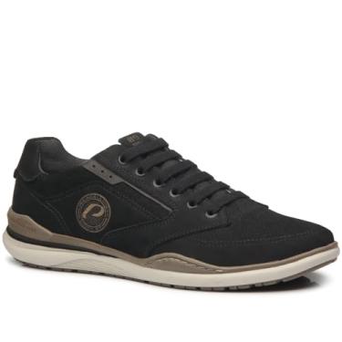 Imagem de SAPATÊNIS CASUAL MASCULINO PEGADA 119102 EM COURO NOBUCK Cor:Preto;Tamanho:43