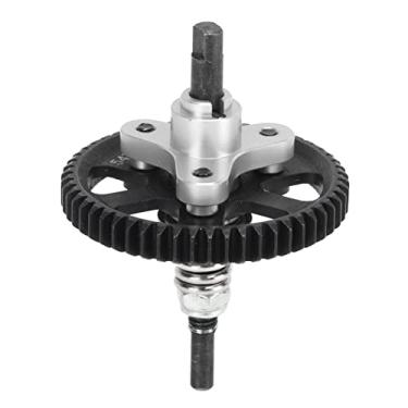 Imagem de Embreagem Diferencial Deslizante 54t Rc, Conjunto de Engrenagem de Dente Reto de Engrenagem Diferencial de Aço de Alumínio Embreagem Deslizante para Carro 4x4 1/10 Rc (Prata)